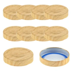 TO 66 Deep Holzdekor matt past. mit Button BLUESEAL, 10 Stück