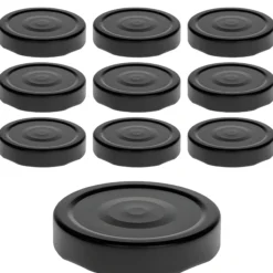 TO 66 Deep schwarz matt past. mit Button, 10 Stück