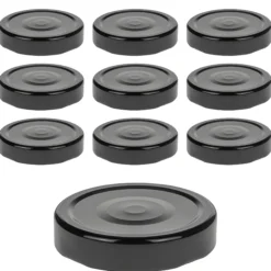TO 66 Deep schwarz past. mit Button, 10 Stück
