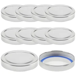 TO 82 Deep silber für Kaltabfüllung BLUESEAL, 10 Stück
