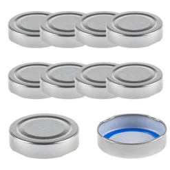 TO 58 Deep silber past. BLUESEAL, 10 Stück