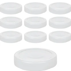 TO 66 Deep weiß past. mit Button, 10 Stück