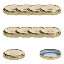 TO 48 gold past. mit Button BLUESEAL, 10 Stück