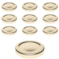 TO 58 gold past. mit Button, 10 Stück