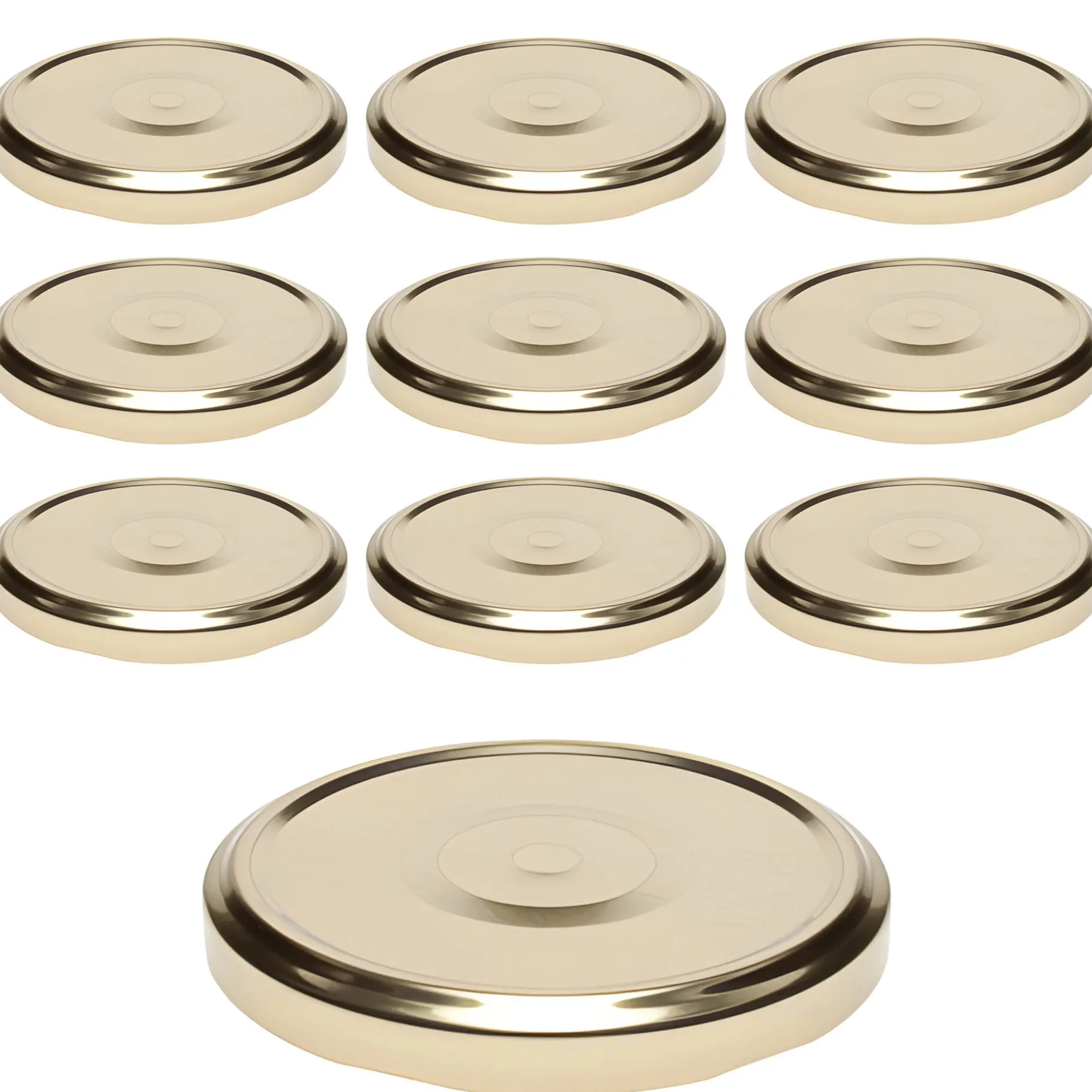 TO 82 gold past. mit Button, 10 Stück