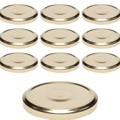 TO 82 gold ster. mit Button, 10 Stück