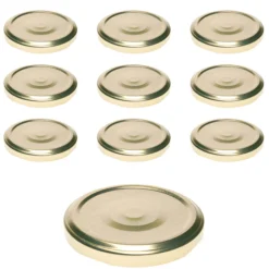 TO 66 gold ster. mit Button, 10 Stück
