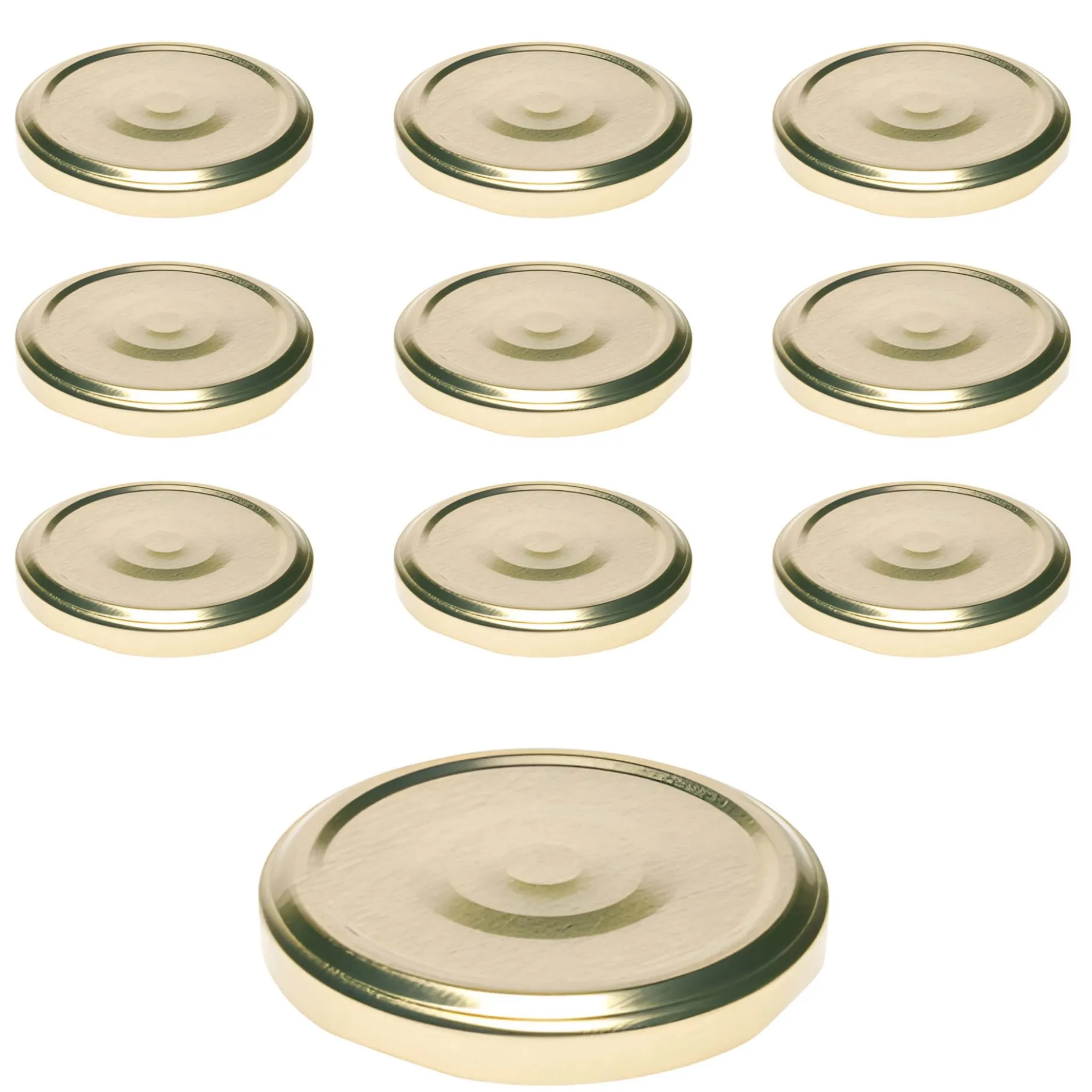 TO 66 gold ster. mit Button, 10 Stück