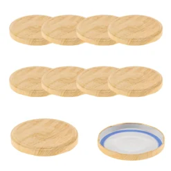 TO 70 Holzdekor matt past. mit Button BLUESEAL, 10 Stück