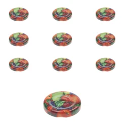 TO 48 Obstdekor past. mit Button, 10 Stück