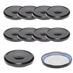 TO 82 schwarz past. mit Button BLUESEAL, 10 Stück