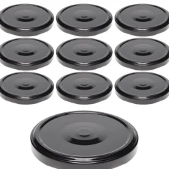 TO 82 schwarz past. mit Button, 10 Stück