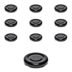 TO 38 schwarz past., 10 Stück
