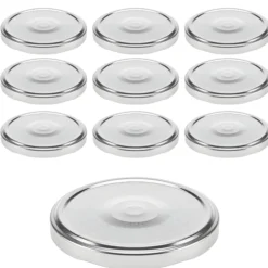 TO 82 silber past. mit Button, 10 Stück