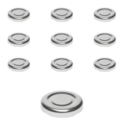 TO 38 silber past., 10 Stück