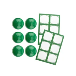TO 38 Streuerkappe 6er plus 12 Etiketten, grün