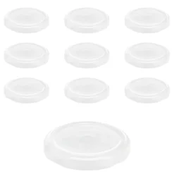 TO 58 weiß past. mit Button, 10 Stück