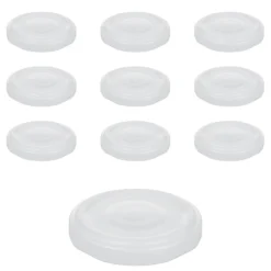 TO 53 weiß past. mit Button, 10 Stück