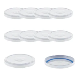 TO 82 weiß ster. mit Button BLUESEAL, 10 Stück