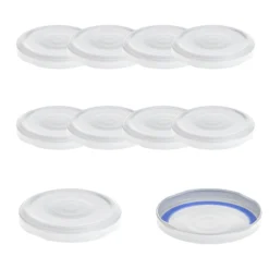 TO 66 weiß ster. mit Button BLUESEAL, 10 Stück
