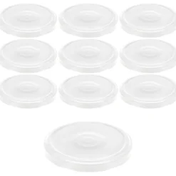 TO 82 weiß ster. mit Button, 10 Stück
