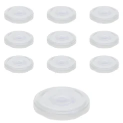 TO 53 weiß ster. mit Button, 10 Stück