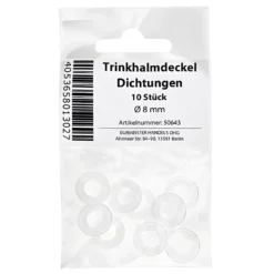 Trinkhalmdeckel Dichtungen Ø 8 mm, 10 Stück
