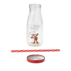 Trinkhalmflasche 'Rentier' 300 ml