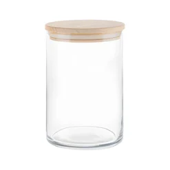 Vorratsglas 'Inga' 880 ml mit Holzdeckel