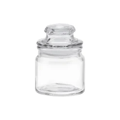 Vorratsglas 90 ml mit Glasstopfen