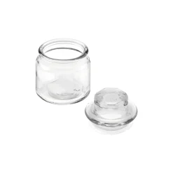 Vorratsglas 90 ml mit Glasstopfen