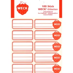 WECK-Etiketten - 100 Stück