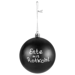 Weihnachtskugel 'Tafel' zum Beschriften, Ø 8 cm