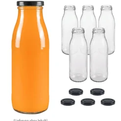 Weithalsflasche 500 ml, 6er Set